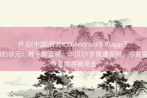 开运(中国)官方IOS|Android手机app下载 最悲剧的状元！被手脚蓝领，年仅21岁就遭弃用，今夏或将被来去
